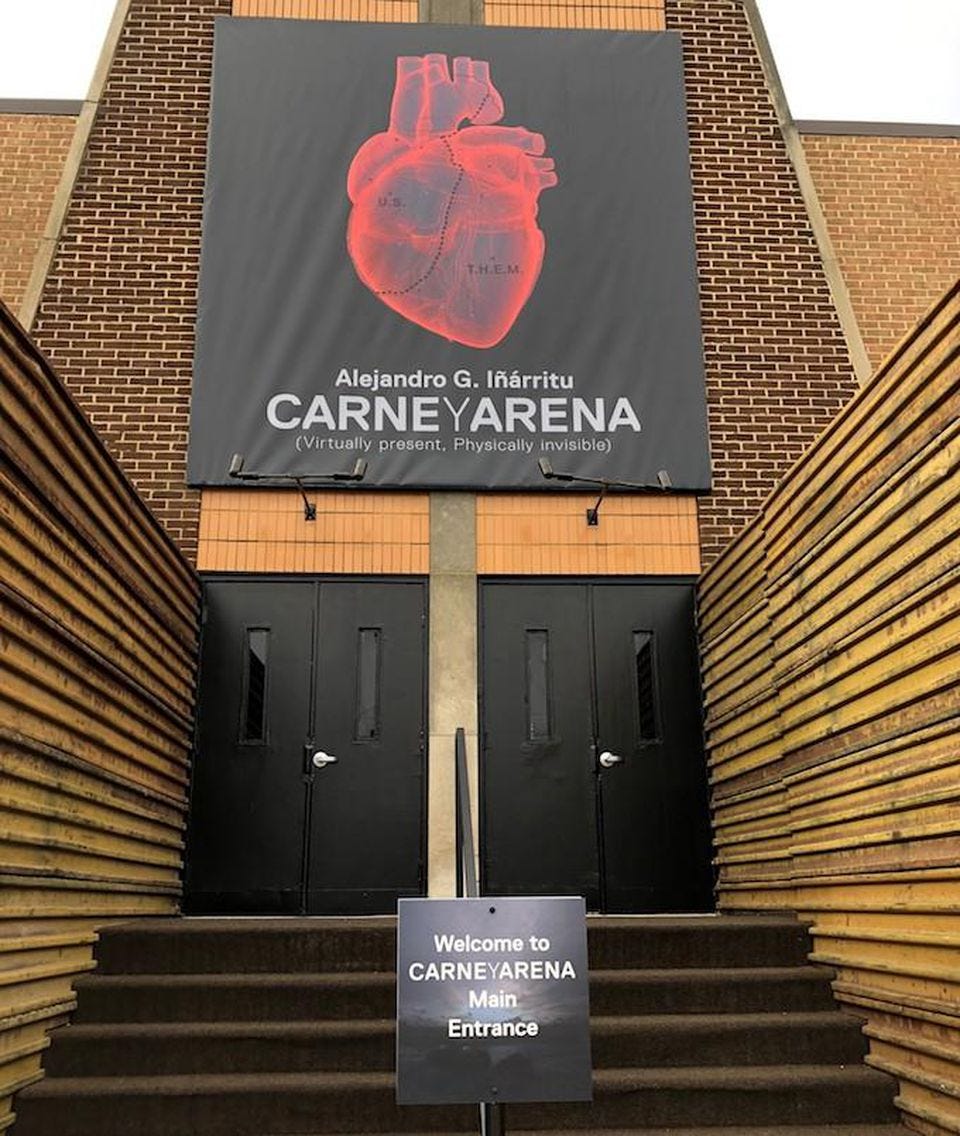 Inarritu's VR Hit 'Carne y Arena' Storms DC | by Charlie Fink | Virtual  Reality Pop