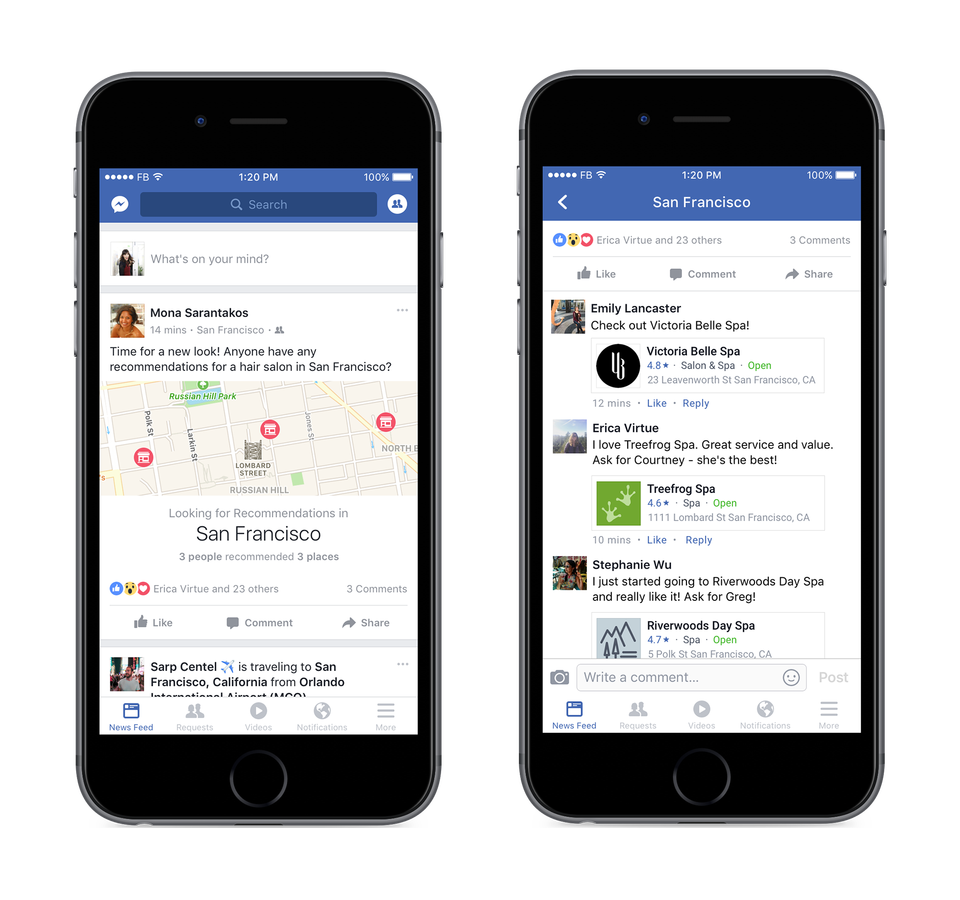 Facebook Local. Have you noticed a new map feature… by LuccaAM Medium