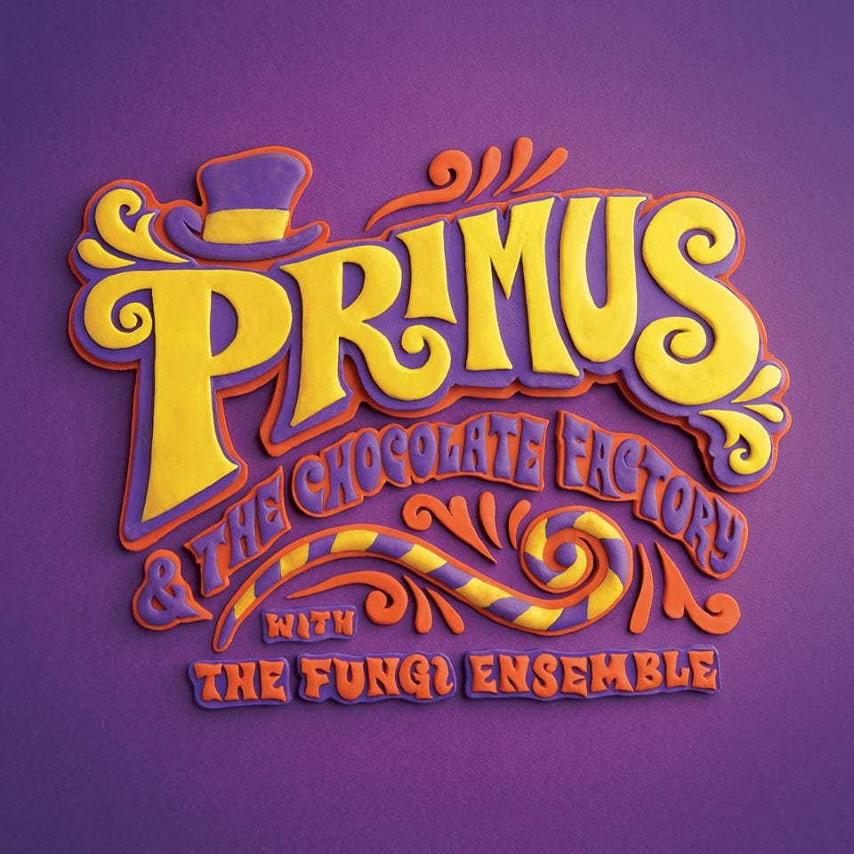 REVIEW: Primus & The Chocolate Factory with the Fungi Ensemble — Primus |  by Eliz Mizon | Medium