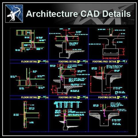 Footing Details Dwg Free Download
