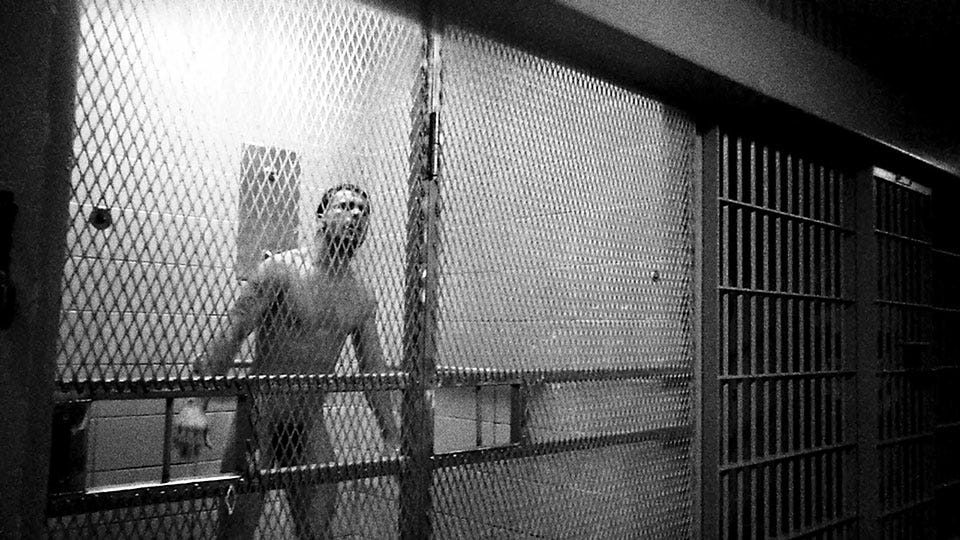 Behind bars by Mitch Wagner Medium.