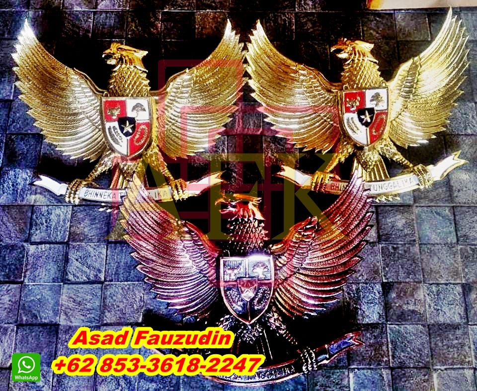 62 853 3618 2247 Lambang Garuda Pancasila Dari Tembaga Dan