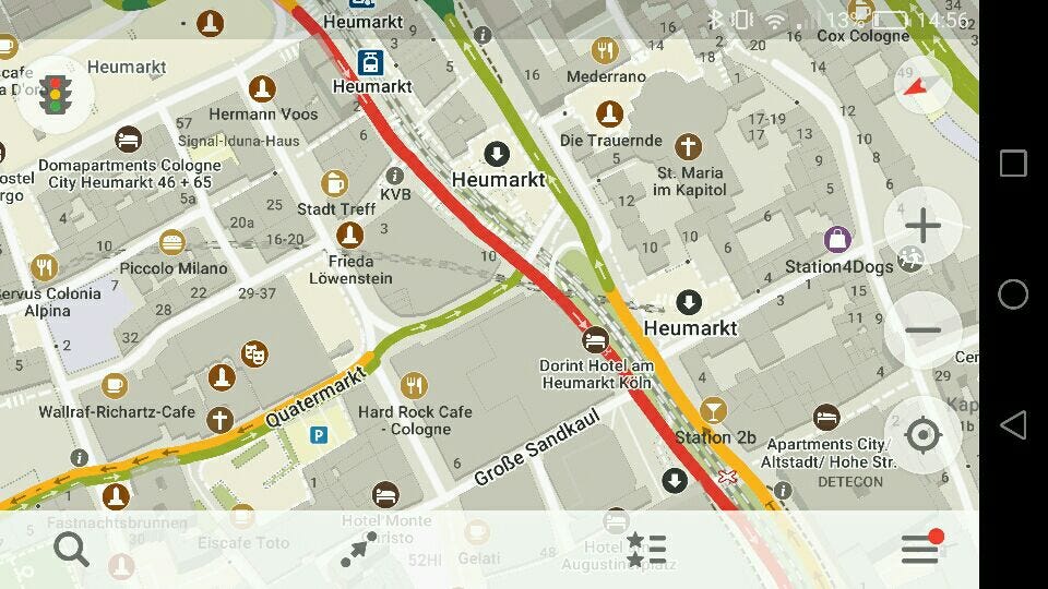 Show Me A Traffic Map Information on Traffic Is Now Available in MAPS.ME | by Dimitry O 