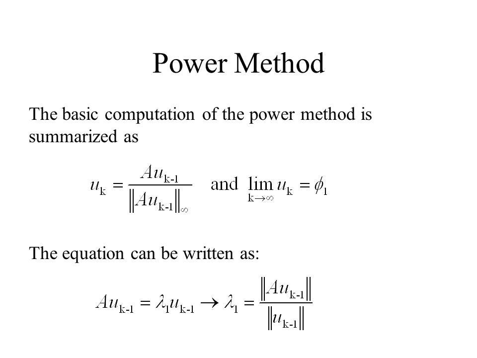 Power Method with Python. So this is for people who want to learn… | by ...