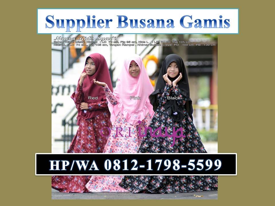 Supplier Baju Gamis Modern Wahp 6281217985599 T Sel