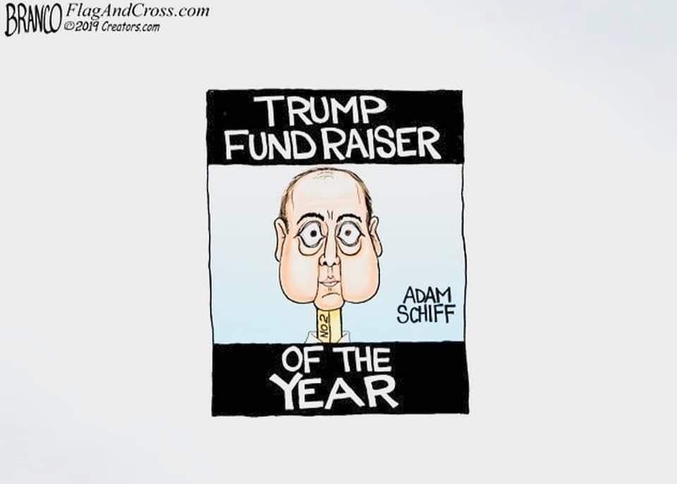 Image result for cartoons about adam schiff