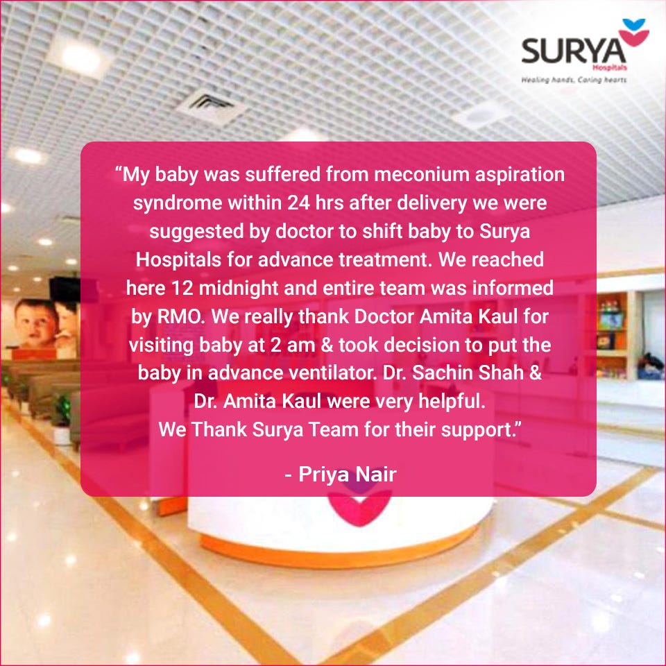 Parent Reviews — Surya Mother and Child Care, Pune by Surya Hospitals