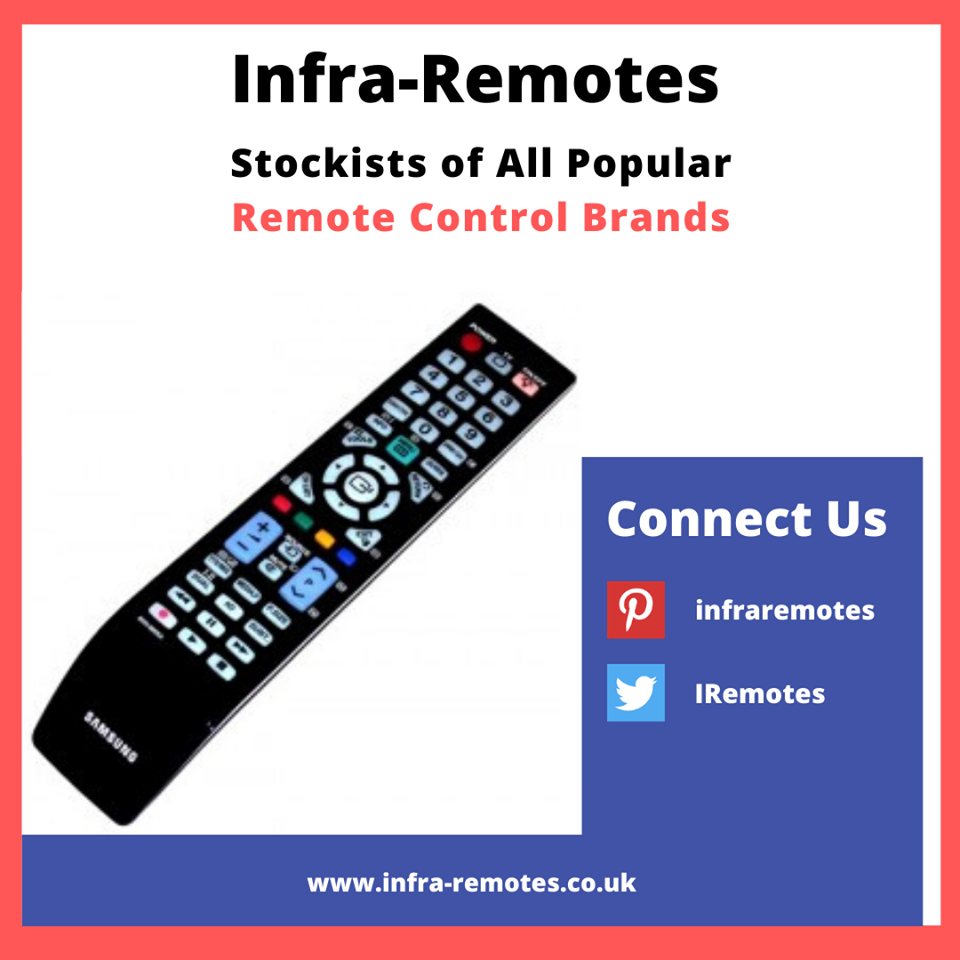 InfraRemotes — Stockists of all Popular Remote Control Brands by