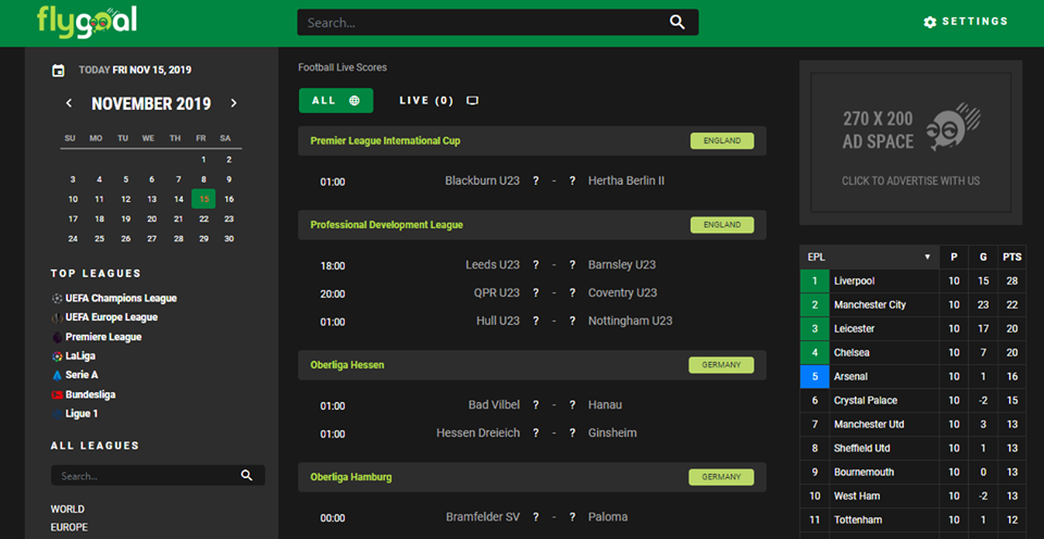 Flygoal Launches World S Most Comprehensive Soccer And Sports Live