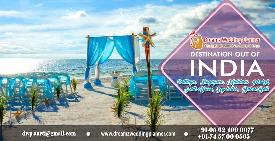Professional Beach Destination Wedding Planners In India