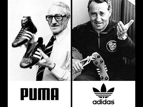 história da adidas e puma