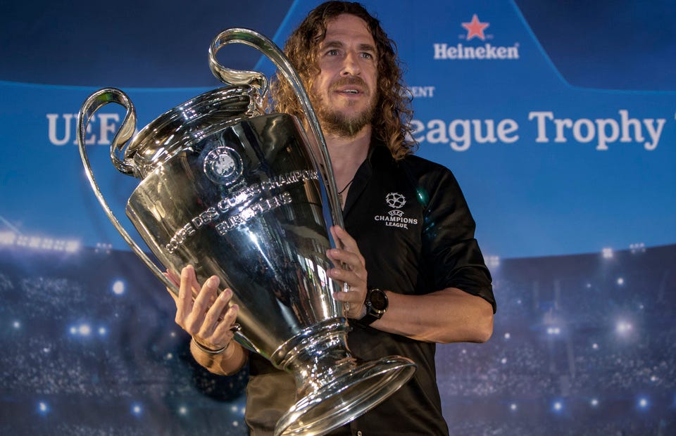 Video Football Superstar Puyol Confirms Impending Arrival In Nigeria For Uefa Champions League Tour By Bhm Medium