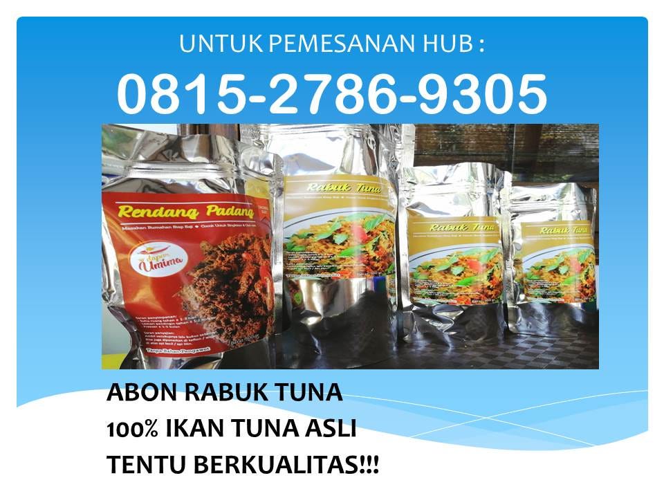 0815-2786-9305, TANPA PENGAWET, Jual Abon Ikan Di Bandung