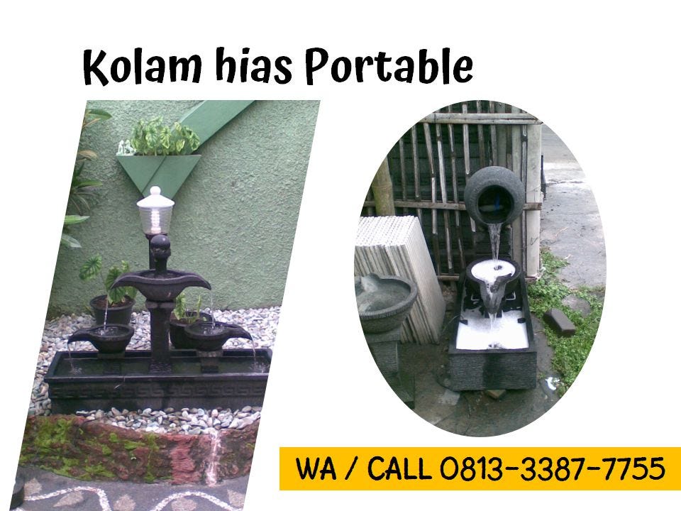 Jual air mancur minimalis malang dan Kolam hias mini dalam ...