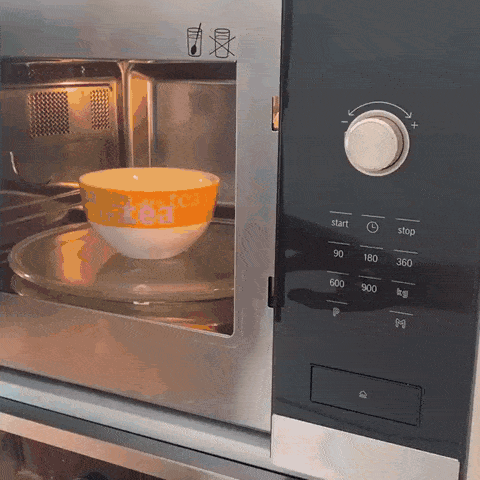 A badly designed microwave where you have to figure out how to use it!