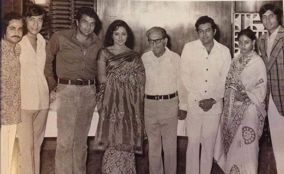 Only Pic Where We Could See Danny Denzongpa With Sholay Team 1st Choice For Gabbar By Bollywoodirect Medium