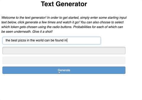 Build a Text Generator Web App in under 50 Lines of Python | by Dev Sharma  | Towards Data Science