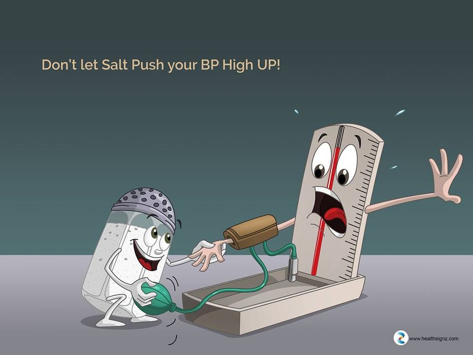 Less Salt For Optimal Blood Pressure By Healthsignz Medium