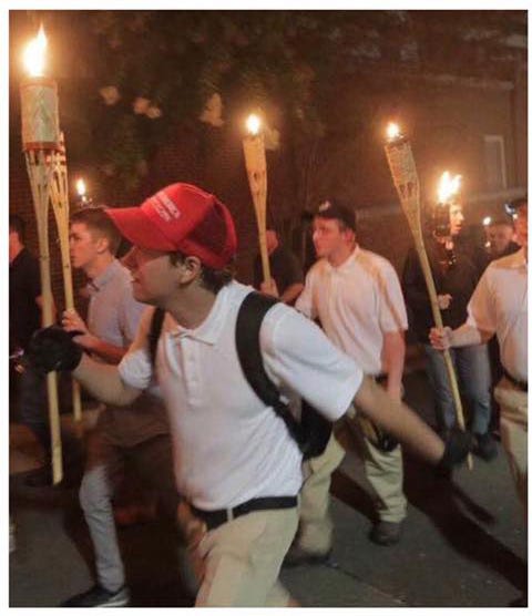 white polo shirt and khaki pants