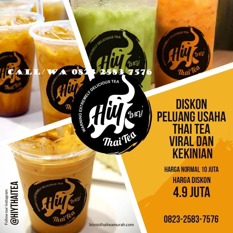 Peluang Franchise Minuman Thai Tea Trik