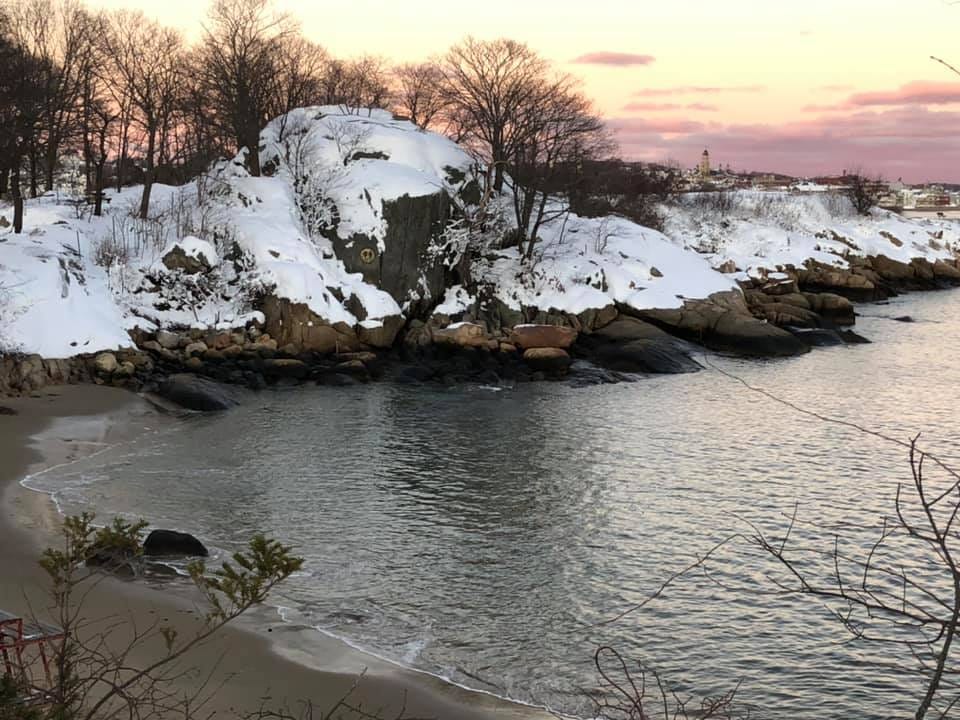 Half Moon Beach Gloucester Where Caribbean Blue Meets Snowy White By Gina Pacelli