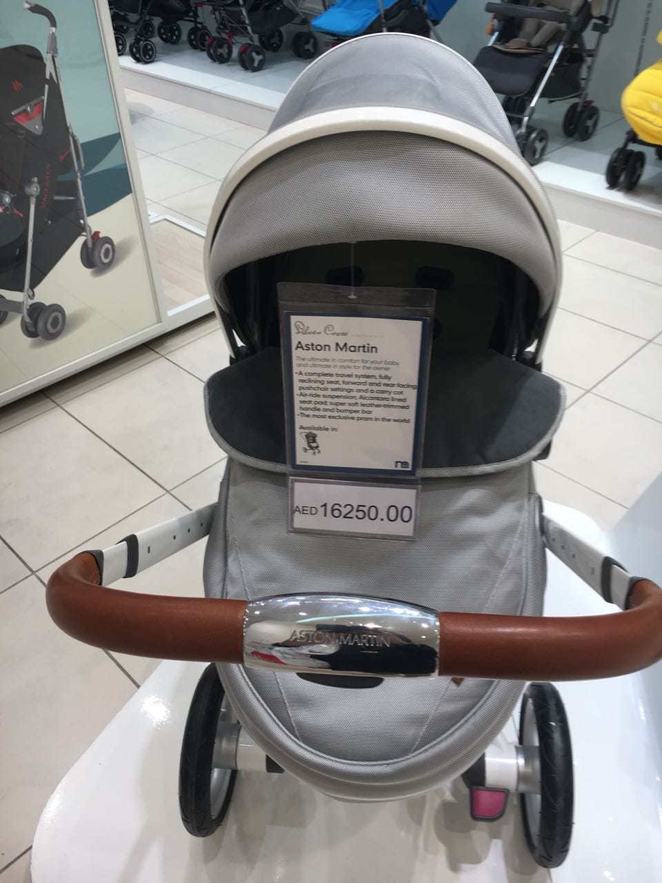 aston martin baby stroller price