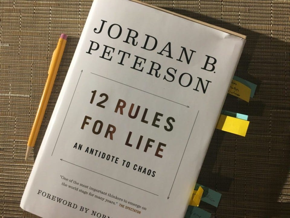 12 Rules for Life: An Antidote to Chaos | by Youssef Mohamed | Write and  Review | Medium