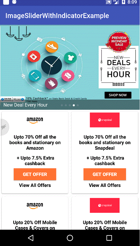 Android Image Slider With Indicator Example | Medium