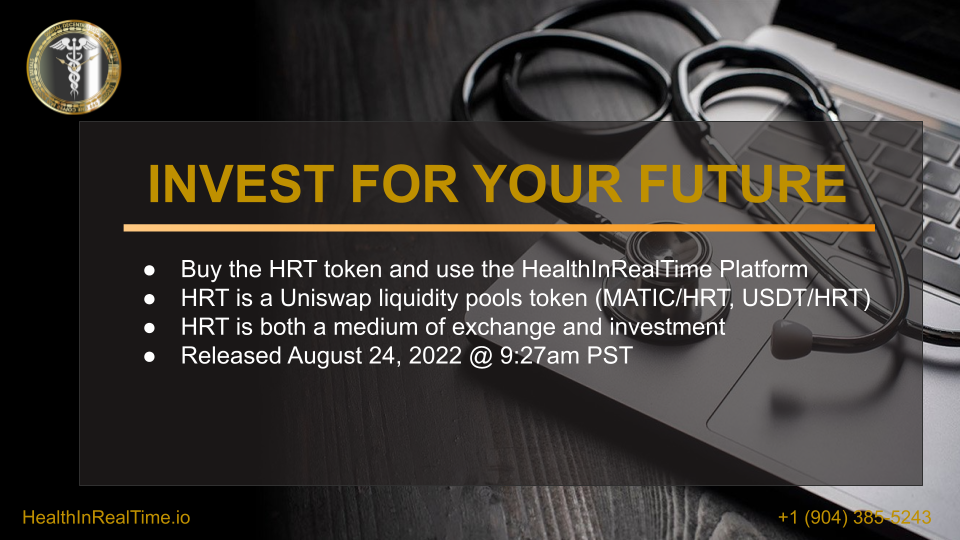 HRT is available for purchase HealthInRealTime Medium