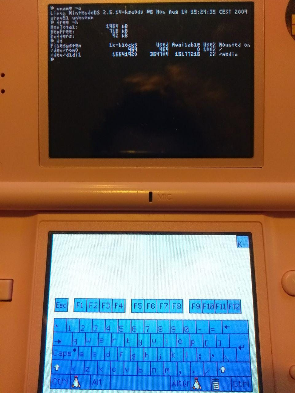 DSLinux on a DSLite with an M3DS Real card and SuperCard SD | by Samathy |  Medium