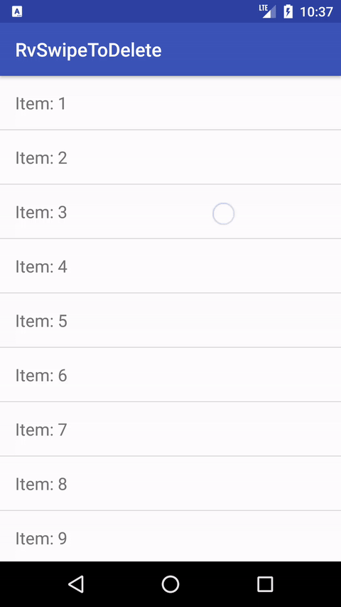 RecyclerView swipe to delete easier than you thought | by Marcin Kitowicz |  Medium