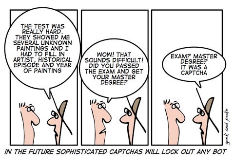 Captcha Robots Are Not Allowed By Martin Thoma Plain And Simple Medium