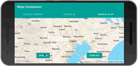 map integration for your cordova app
