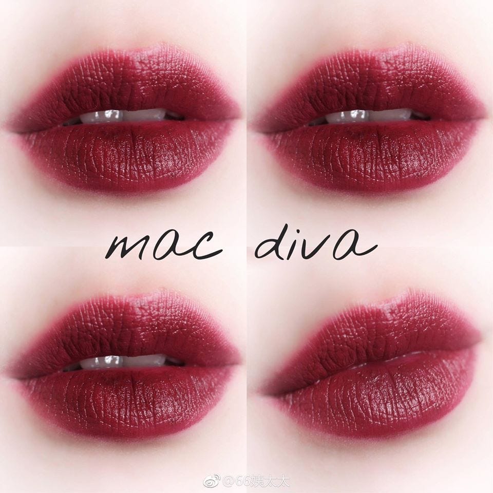 Son Mac màu nào đẹp nhất? Son Mac Diva có màu đẹp thứ 3