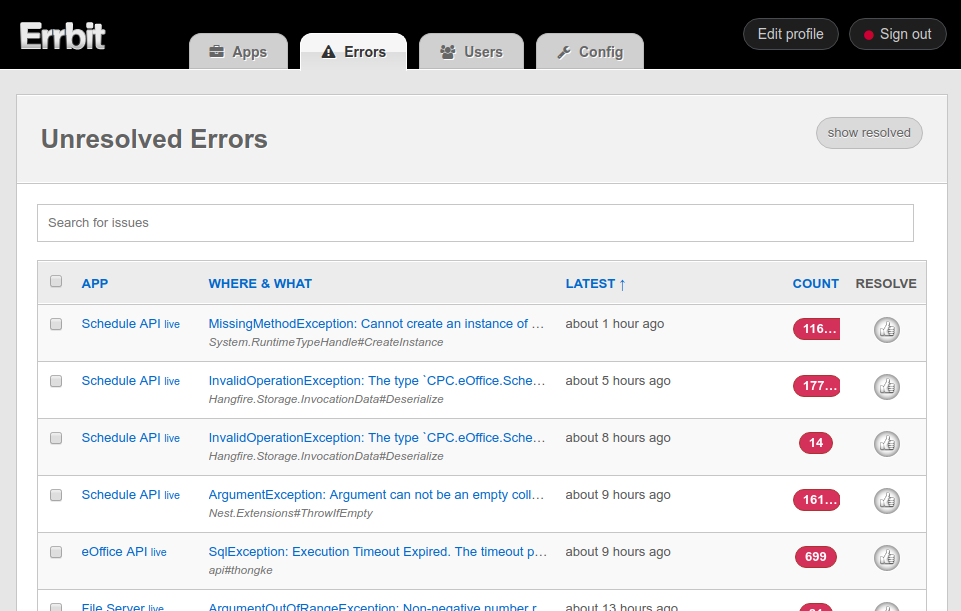 Create your own bug tracker system with ErrBit by Binh Quan Medium