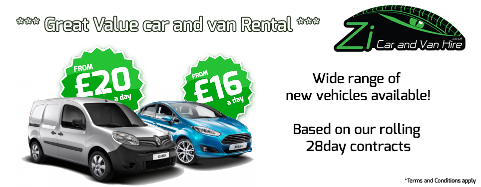 Monthly Car Rental UK. Zi Car and Van 