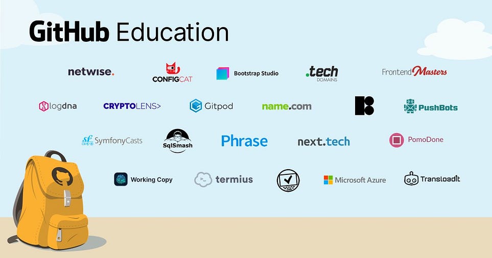 GitHub Student Developer Pack partner offers