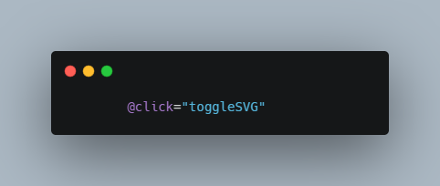 Click event listener to toggle the fill of SVG when clicked