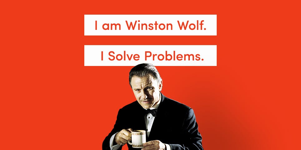 If The Fixer From Pulp Fiction, Winston Wolf, Was A Digital Agency — He&#39;d  Be Push | by Wesley Donehue | Medium