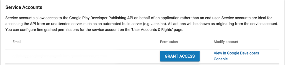 service account