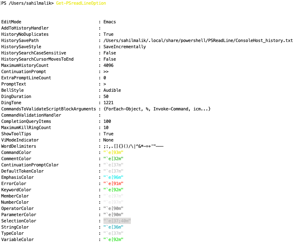 Customize Powershell colors on a Mac | by Sahil Malik | Winsmarts.com
