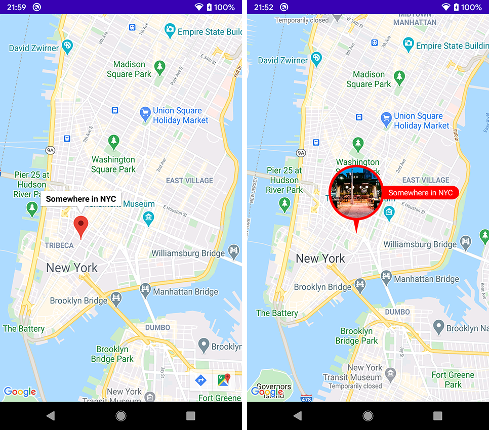 How to make custom pins in Google Maps for Android | by Alexander Shevelev  | Medium