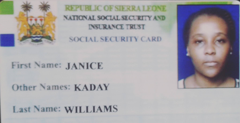 Sierra Leone National Id Card
