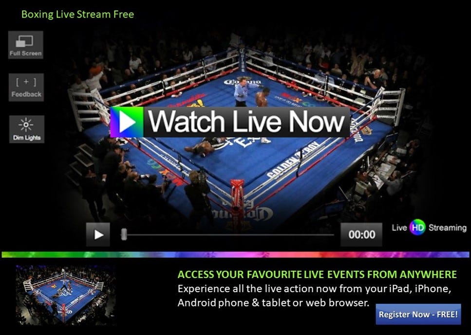 free boxing stream