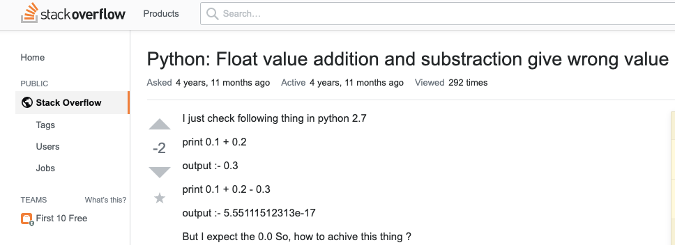 Why is 0.1 + 0.2 Not Equal to 0.3 in Most Programming Languages? | by Parul  Malhotra | Better Programming