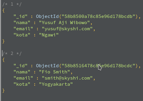 Mapping Database Relasional Ke Mongodb By Yusuf Aji W Skyshidigital Medium