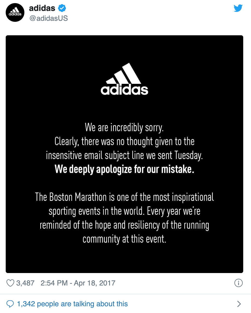 Adidas Email Crisis. According to Jennifer Calfas of TIME… | by Gabby  Pierce | Medium