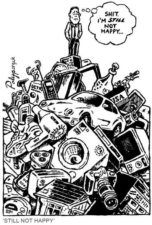 Cult of Materialism. We are all victims to the cult of… | by Natalie Chung | Medium