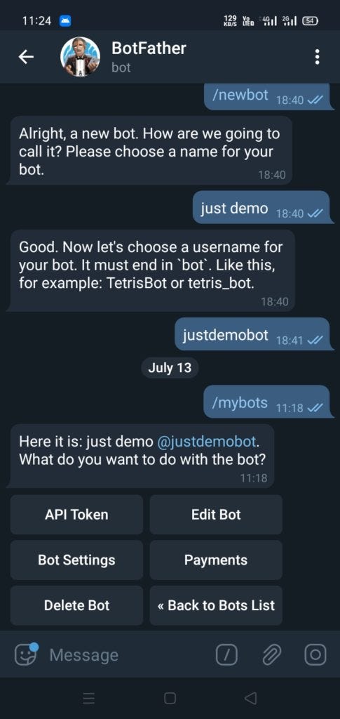 How to create a Telegram bot using java? | by Viral Vaghela | Medium