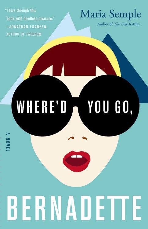“Where’d You Go, Bernadette” Book Cover